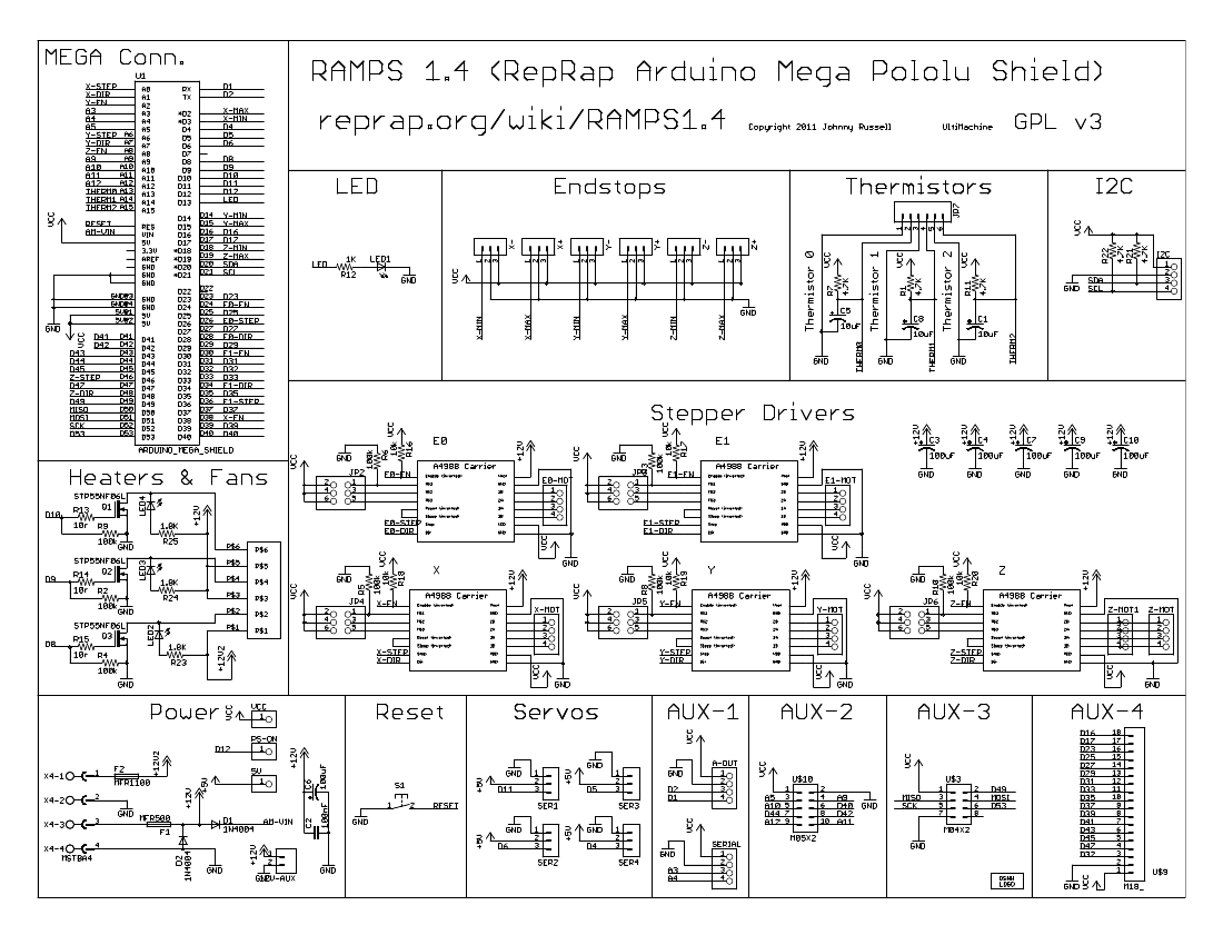 ramps1.4接线实物图图片